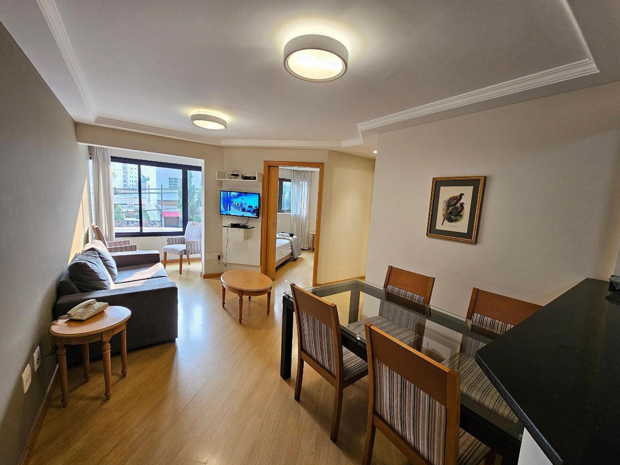 Apartamento Flat Com Dois Quartos E Dois Banheiros *